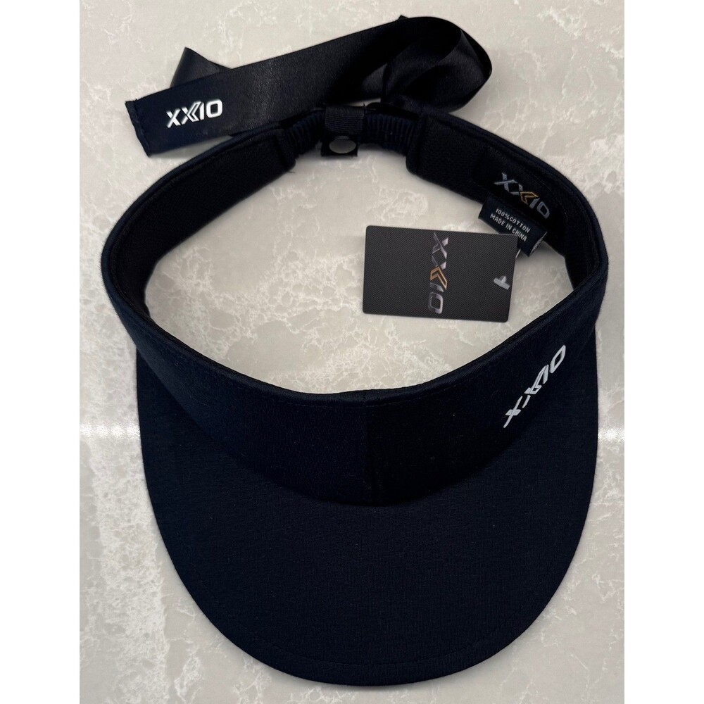 NWT - XXIO Golf Ribbon Ladies Visor - Model GAH 21085i - Black - NEW